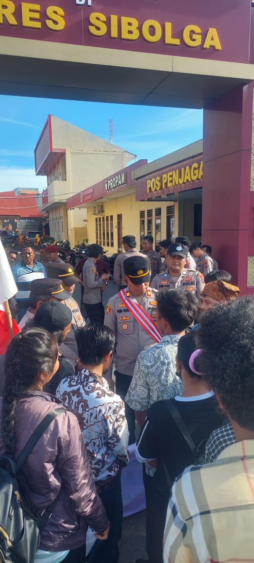 Kasus Dugaan Malpraktek di RS. Metta Medika, MAHAPEKA Demo Polres Sibolga